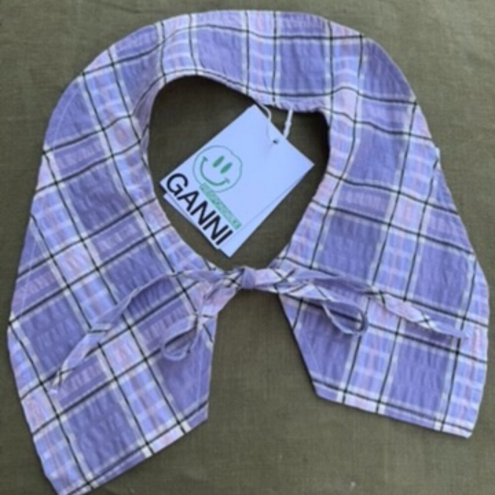 Ganni  Purple Collar